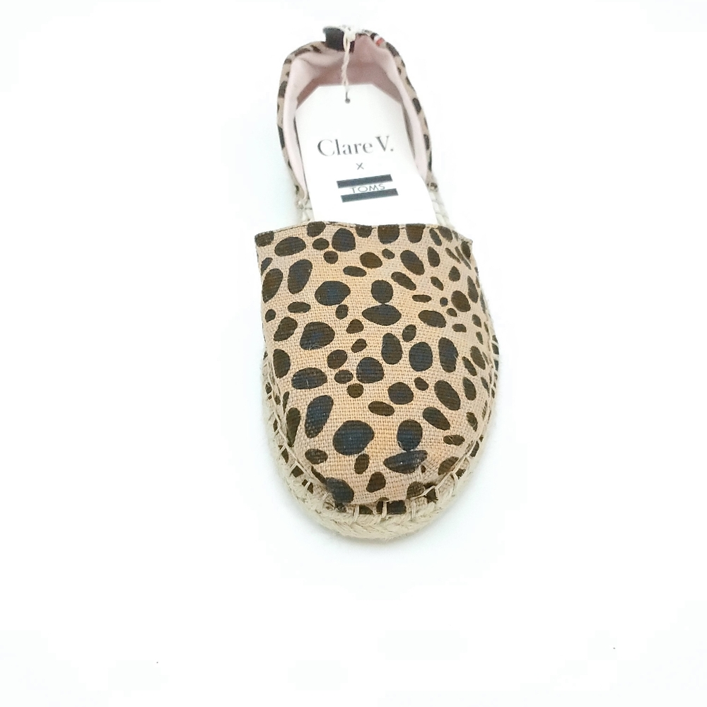 Toms Womens katalina leopard Canvas Slip on - Picture 4 of 8